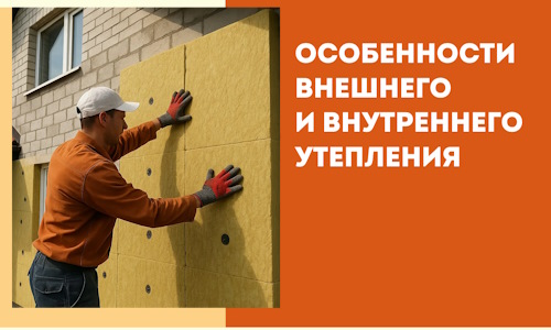 Какие особенности внешнего и внутреннего утепления в Кольчугино