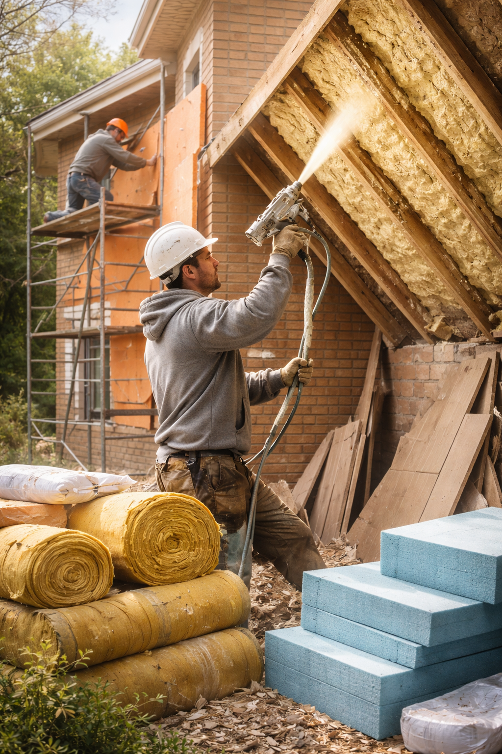 Утепление домов в Кольчугино под ключ от 4272 руб/м2 | Профессионально — ТепломастерКль